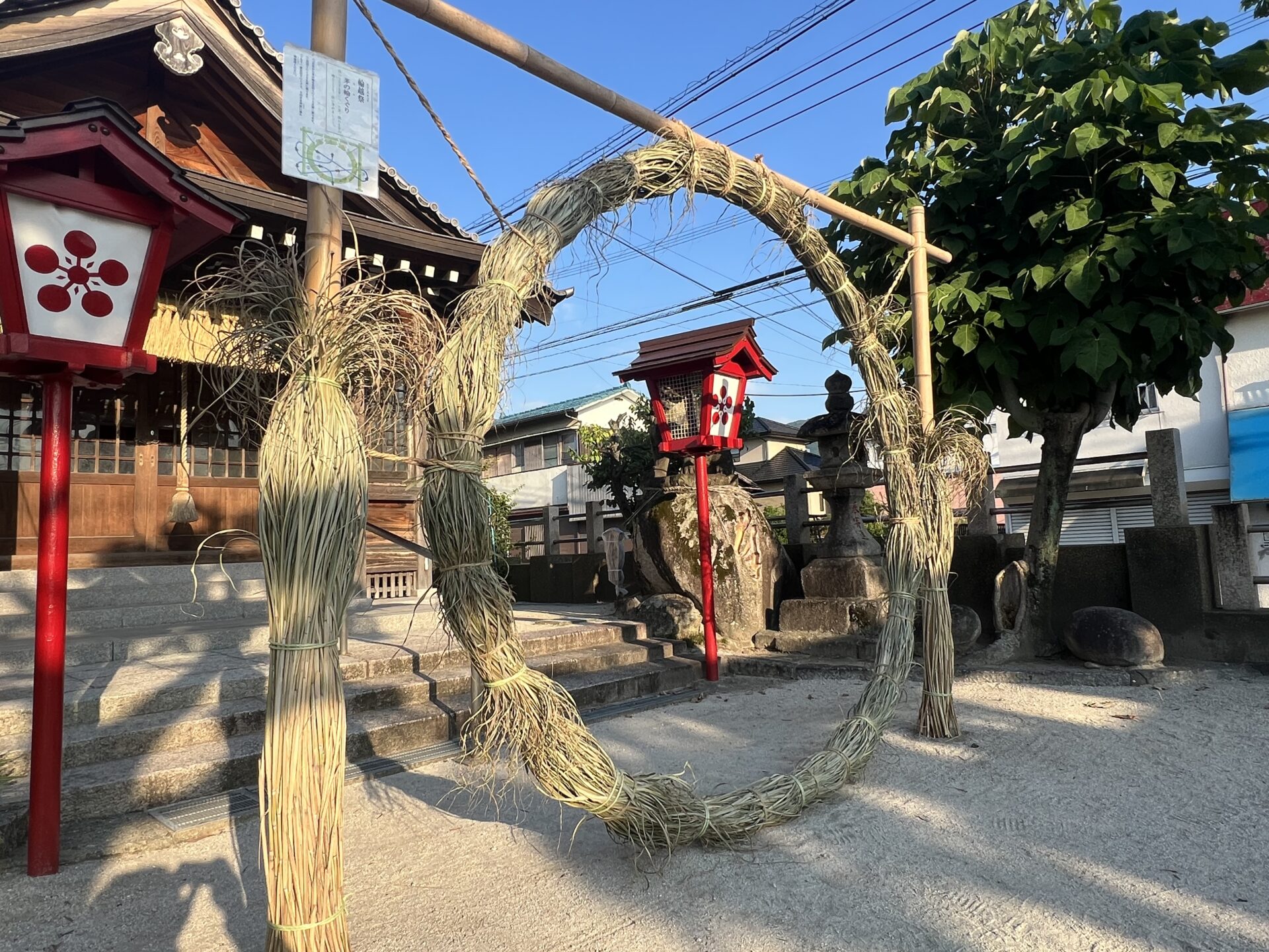 地禄天神社 輪越祭の様子