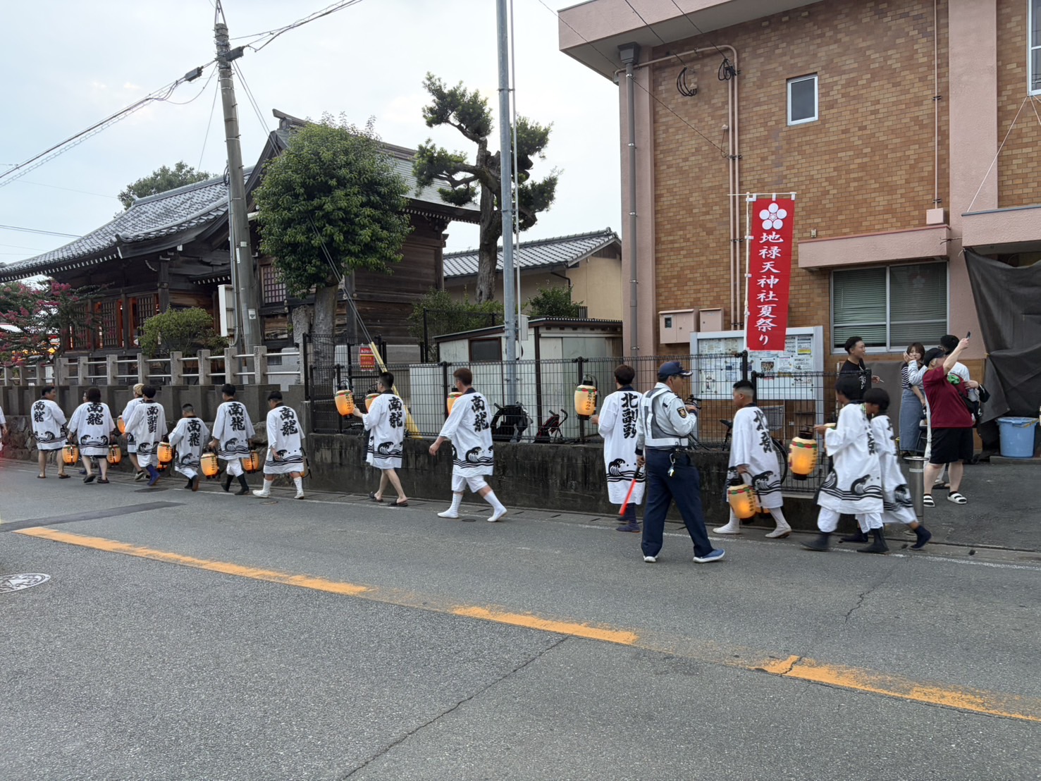 田隈青年部と提灯