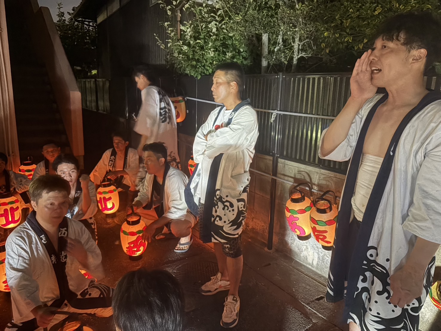 田隈盆押し本番前