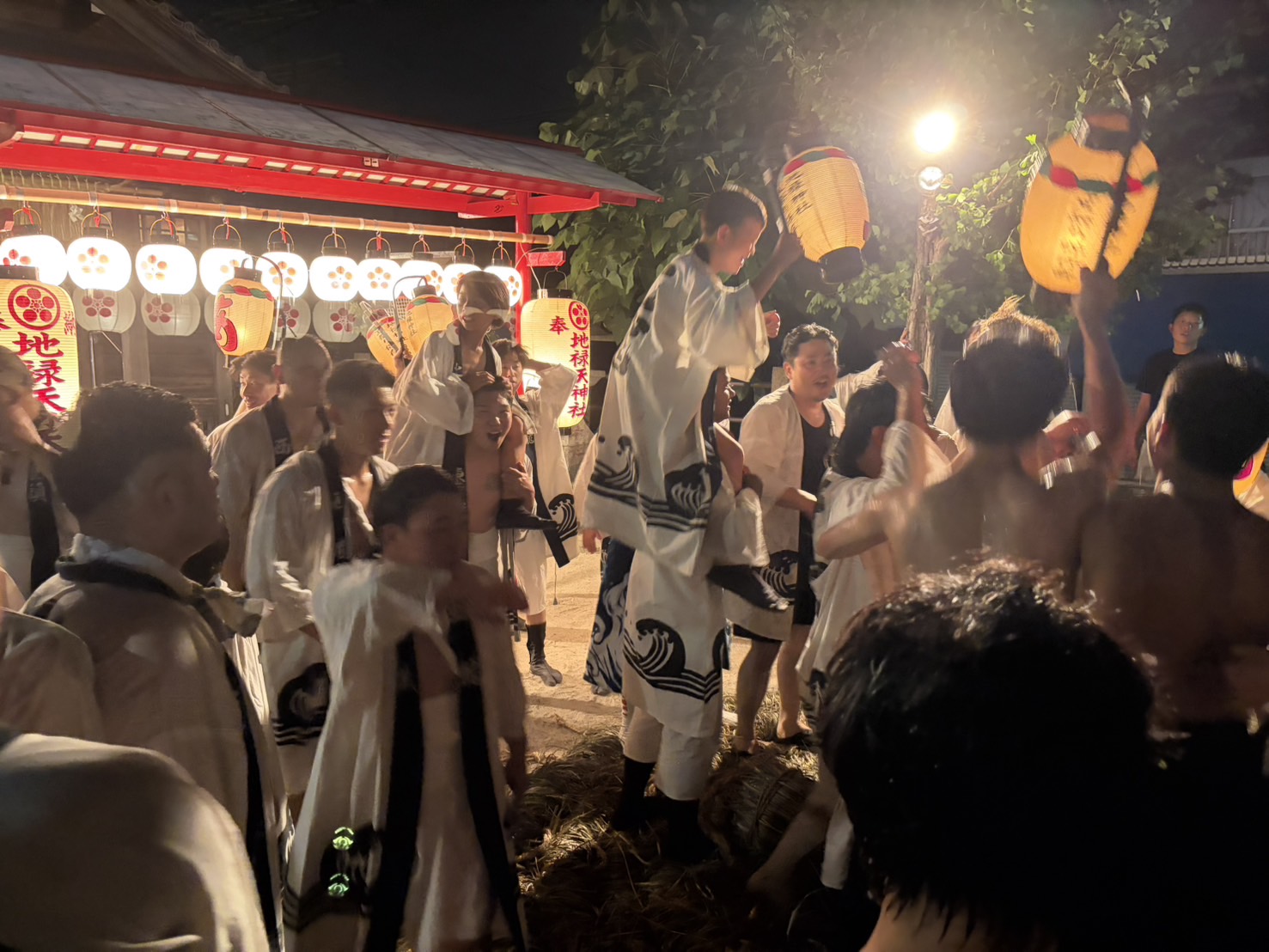 迫力ある田隈盆押し