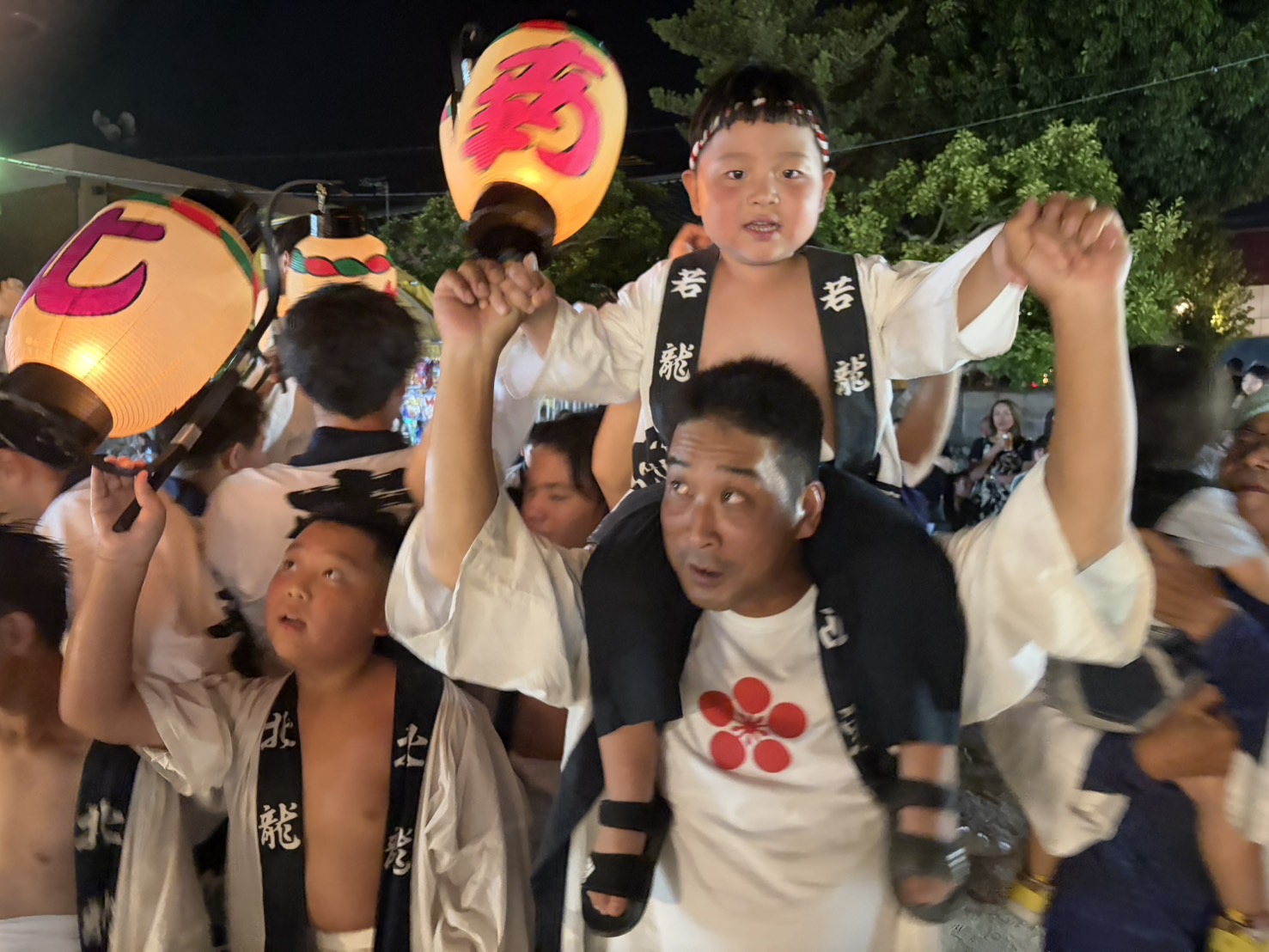 田隈地域の盆押し
