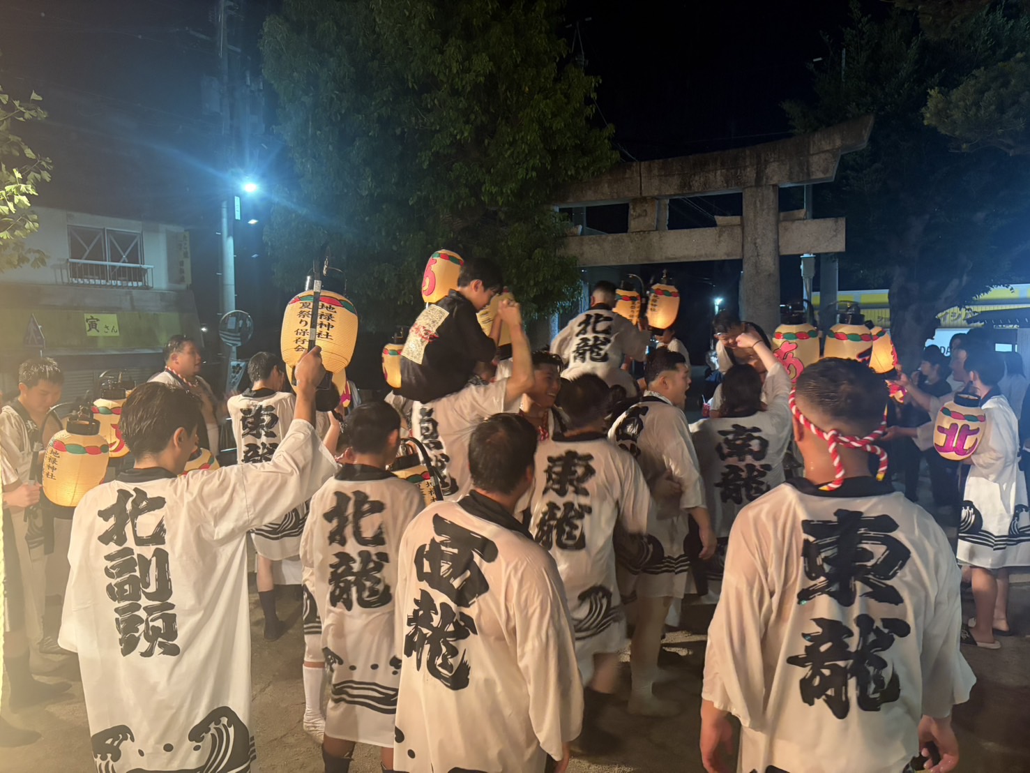 世代を超えた田隈盆押し