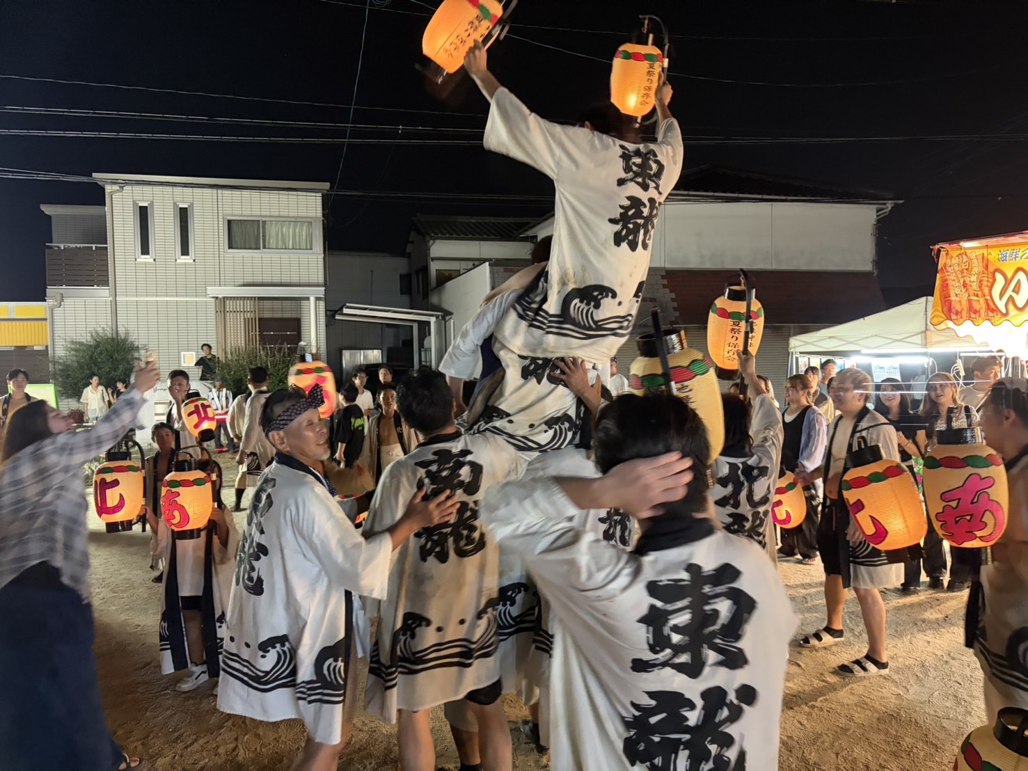 賑わう田隈の夏祭り